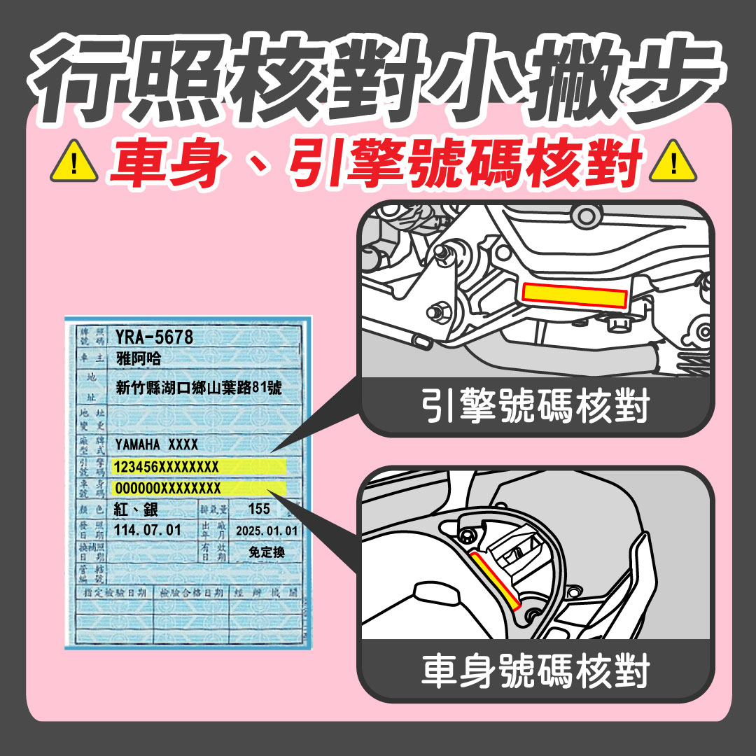 交車文件核對重點